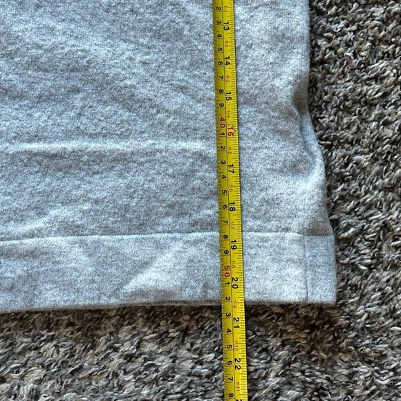 J Crew Merino Wool Cotton Sweater Women Small Gray Crewneck Winter Knit Pullover - Picture 6 of 6